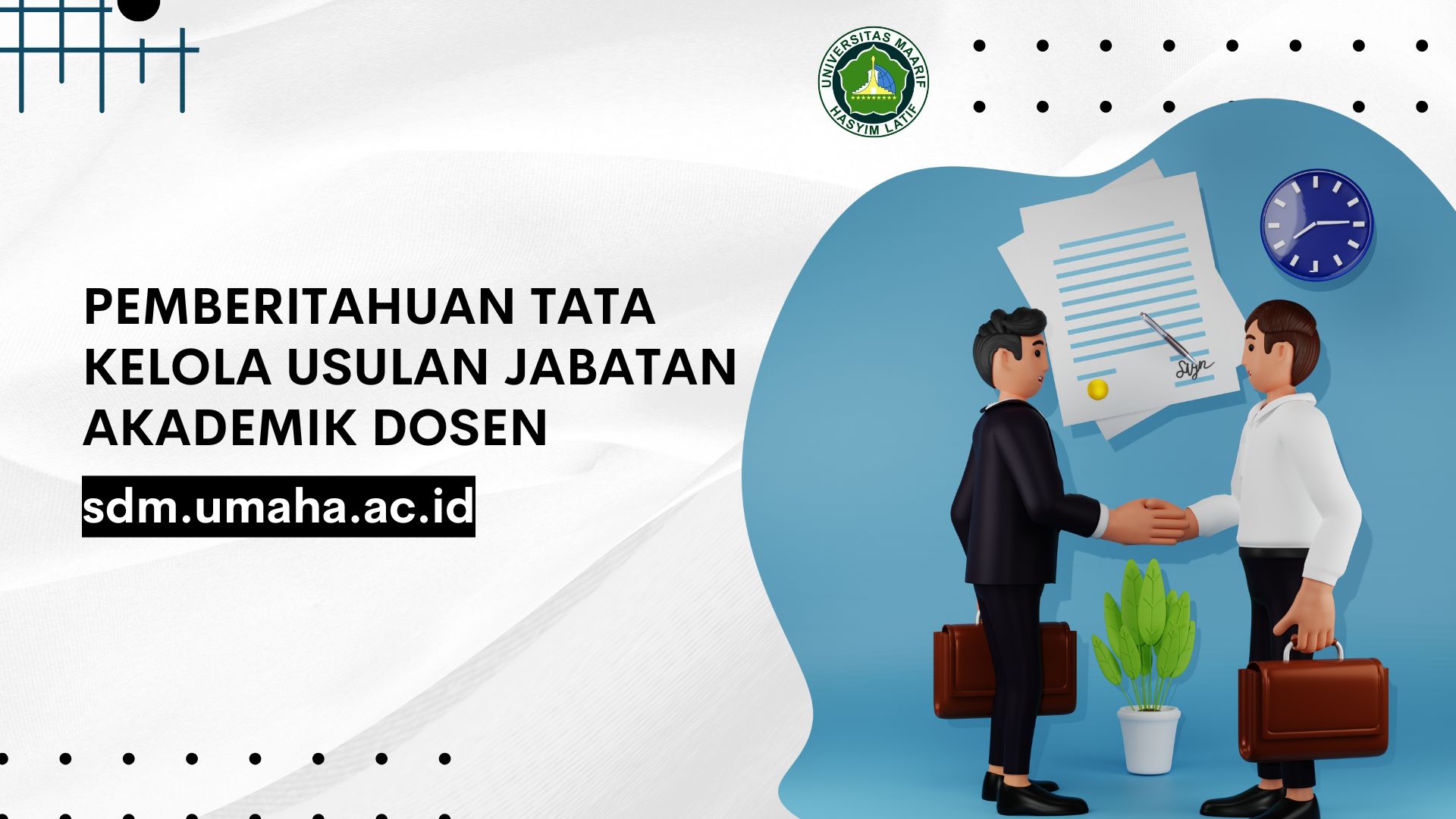 PEMBERITAHUAN TATA KELOLA USULAN JABATAN AKADEMIK DOSEN