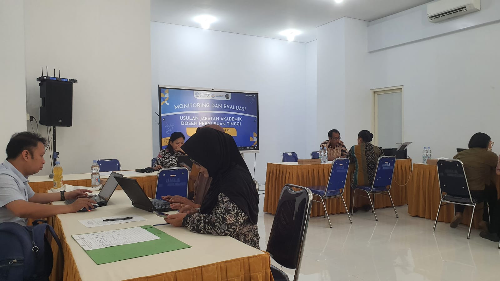 Universitas Maarif Hasyim Latif Menghadiri Monev Pengusulan JAD Tahun 2025